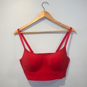 Pink Victoria Secret Red Wireless Lightly Lined Bra